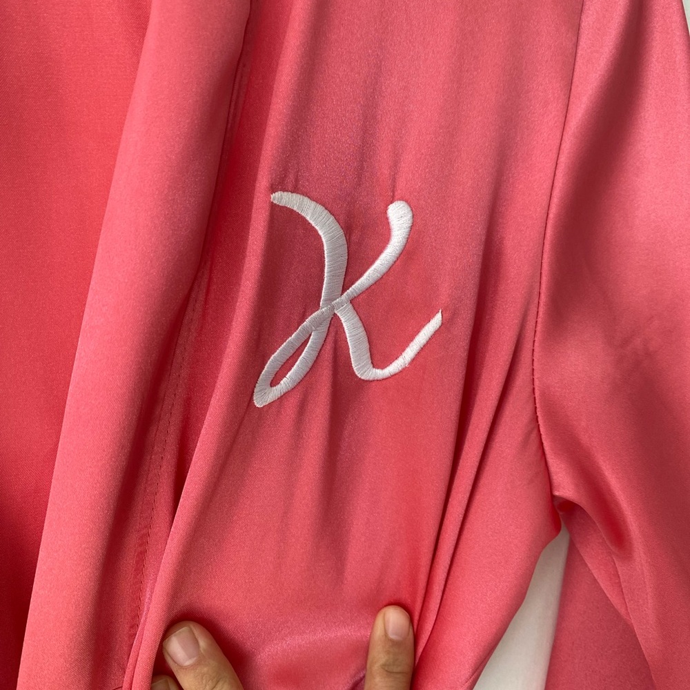 Pink Monogrammed Robe - Picture 2 of 6